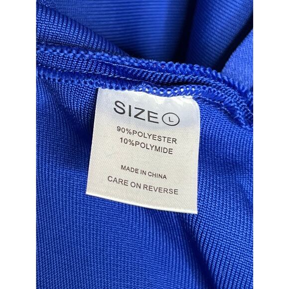 NWT Tiffany Houghton Blue TH Dress Body-Con SIZE LARGE - Picture 7 of 8